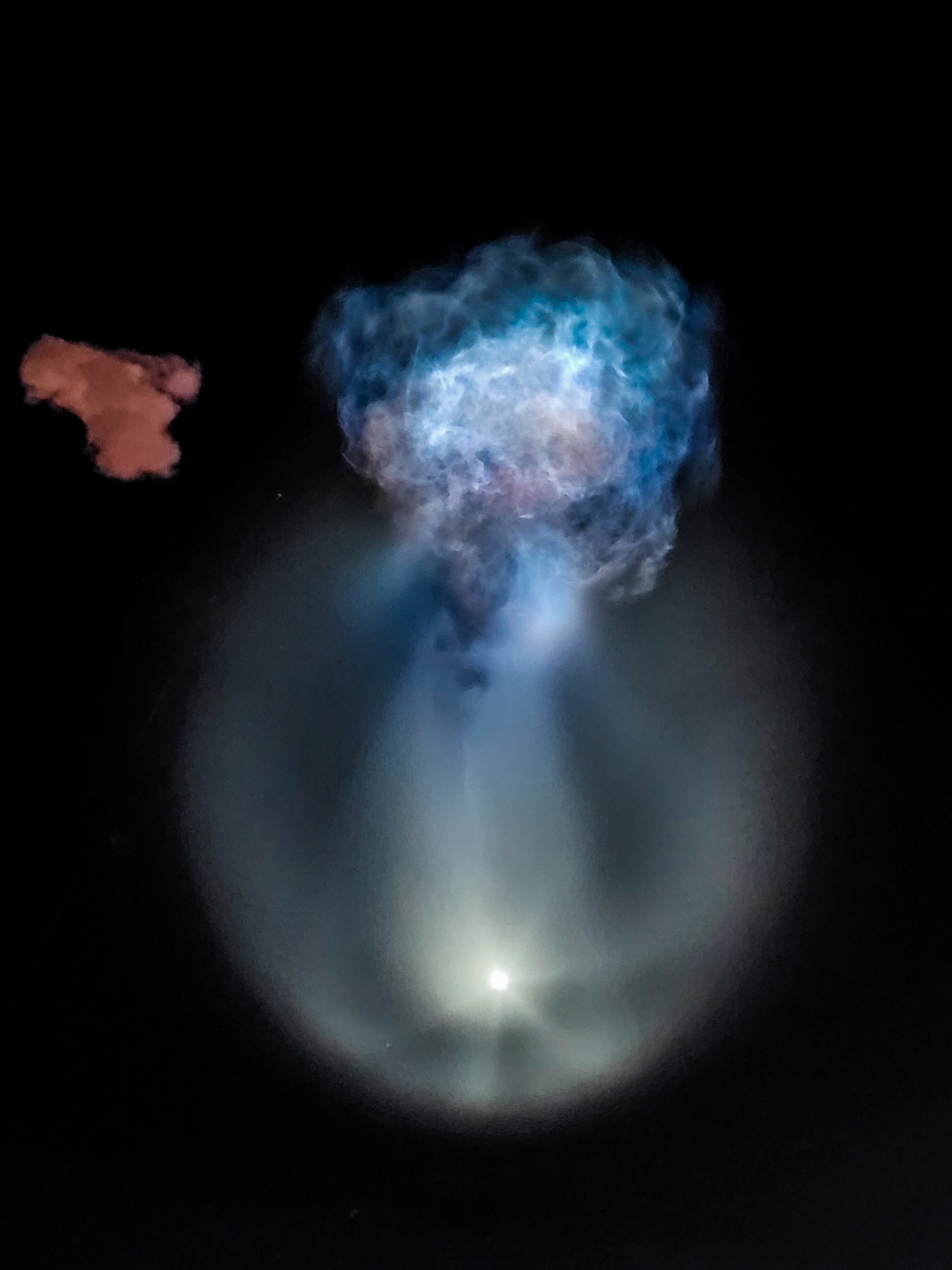 Falcon 9 Second Stage Jelly Fish. Photo credit: Eric Pearce
