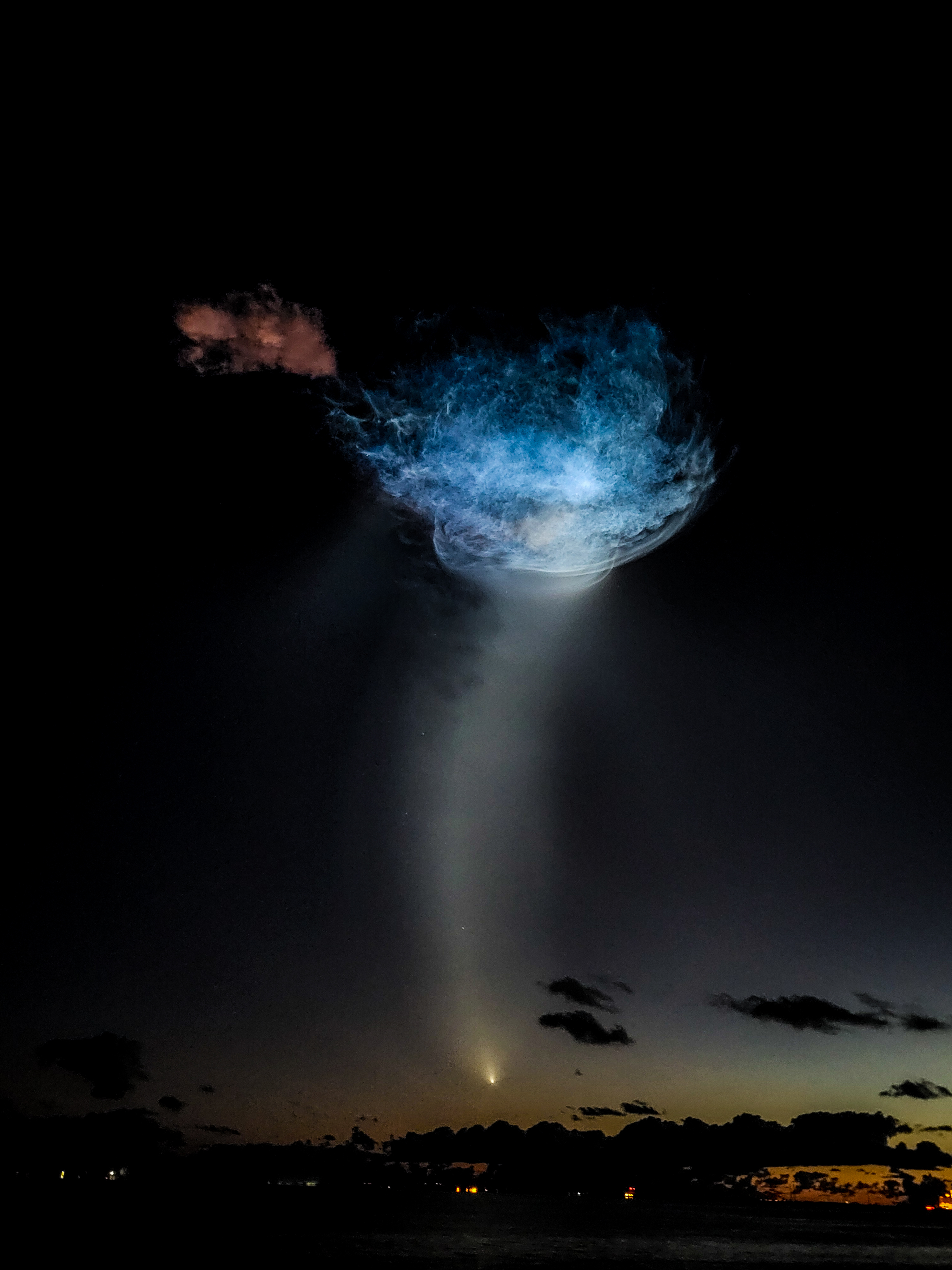 Falcon 9 Second Stage Jelly Fish. Photo credit: Eric Pearce