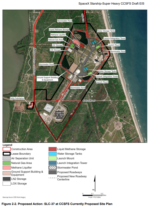 SLC-37 planned layout. Credit: SpaceX