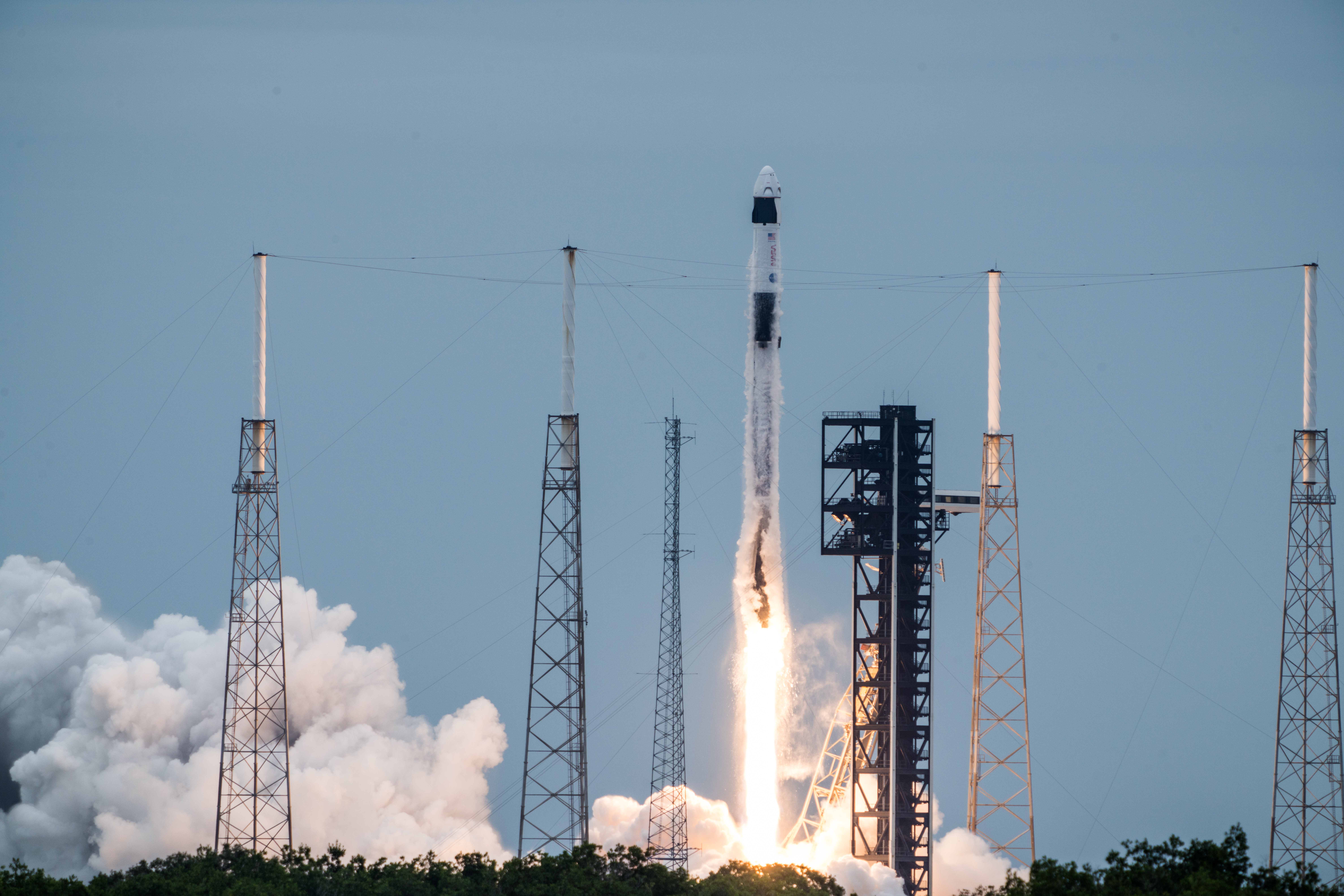 SpaceX launches Crew-13 to the International Space Station from SLC-40.